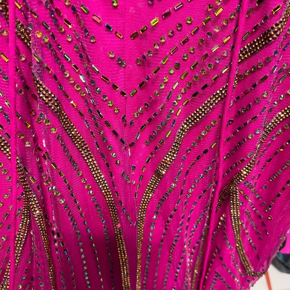 Johnathan Kayne Vibrant Pink NWT size 4 Pageant or Prom - Picture 6 of 9